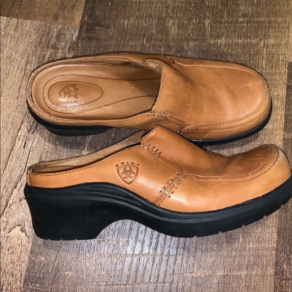Ariat Clogs Size 7 Leather Style 94221